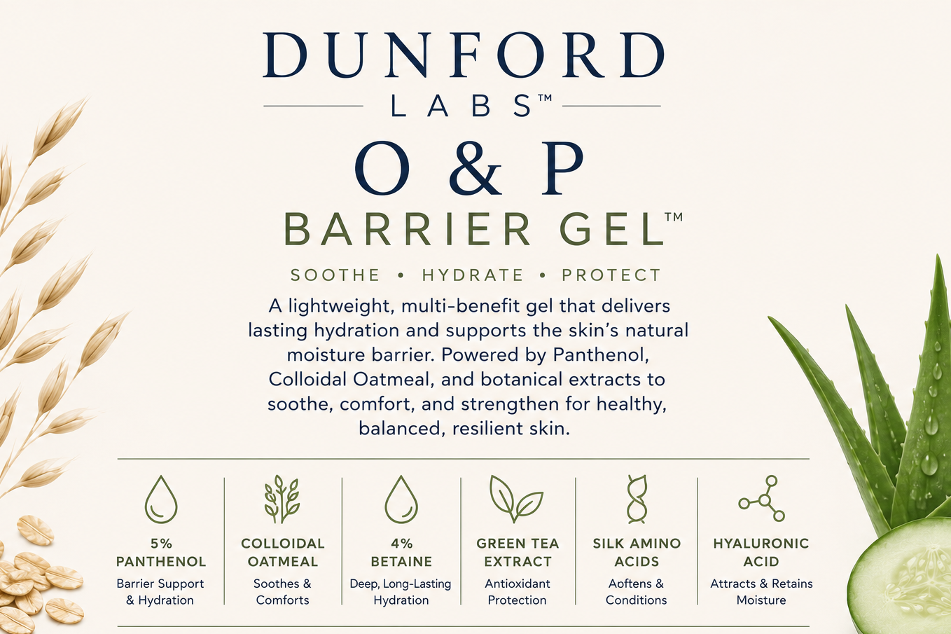 O + P SKIN BARRIER SUPPORT GEL 28g